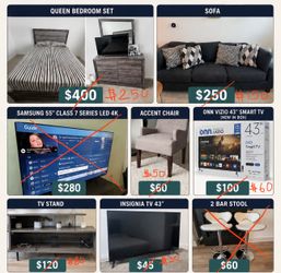 Furniture and TV’s