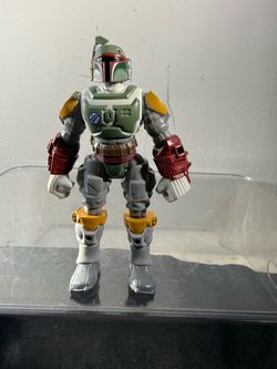 1996 Star Wars Power of the Force Deluxe Boba Fett Figure 6” Vintage Kenner