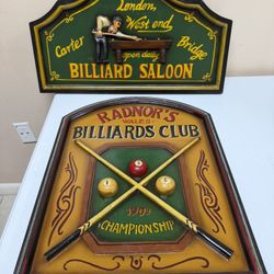 Wooden Pool Sign 