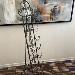 6 Tier Tuscan Freestanding Metal Scroll Metal Wine/Bottle Rack Holder/Display 