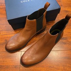 Cole Haan Men's Grand+ British Leather Chelsea Boots C37859 Brown Size 10.5  