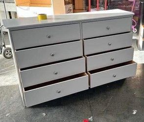 8 drawer white