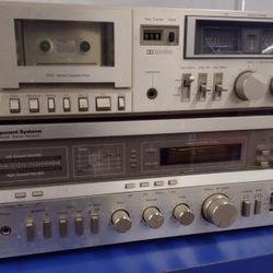 Stereo Receiver Tape Player Vintage Mcs Technics Brand