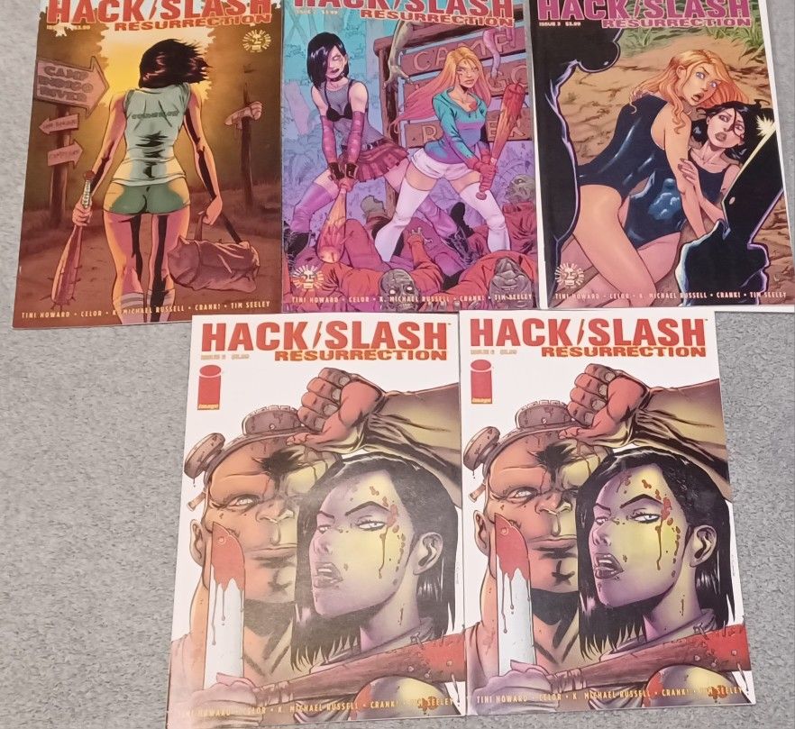 Hack And Slash 5 Comic Book Lot Resurrection Cassie Vlad