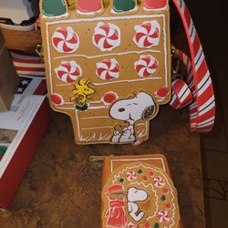 NEW SNOOPY LOUNGEFLY PURSE WITH WALLET FOR SALE!
