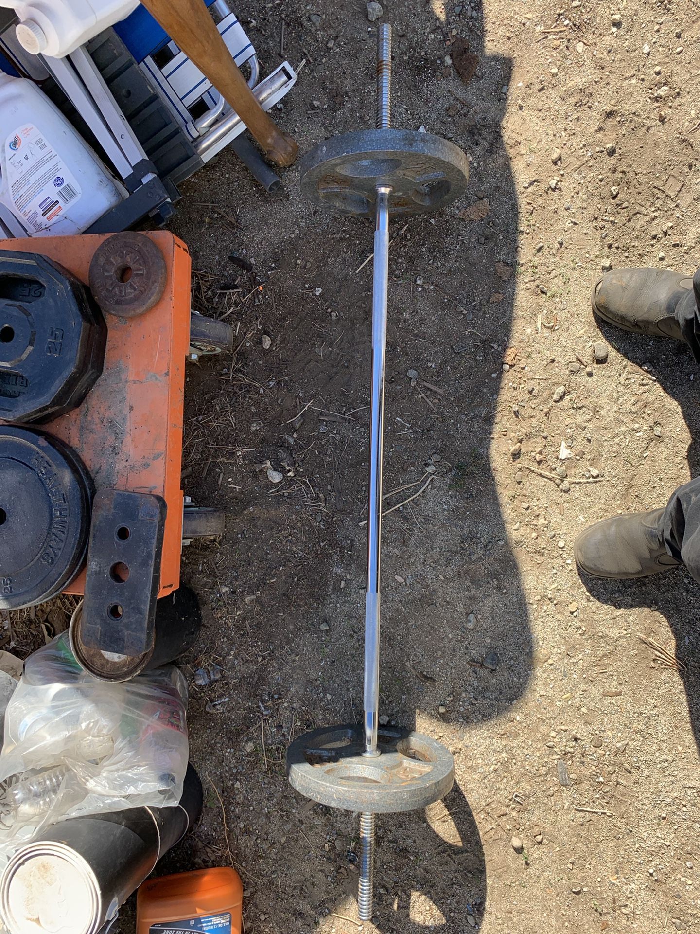 Wights All Sizes, Olympic And Curl Bars Available