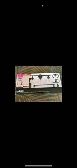 brand new parker 5 piece bath set