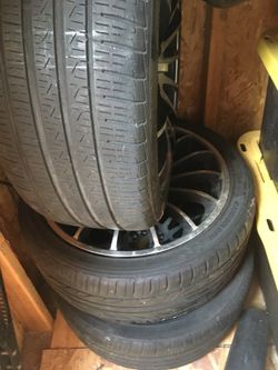 Only 3   18” rims 5lug universal