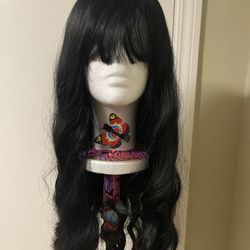 WIG/ LONG BLACK 