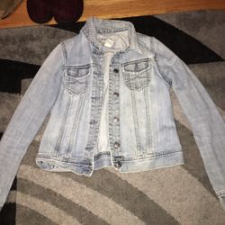 Light wash denim jacket