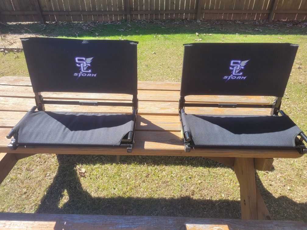 Stuart Cramer Stadium Seats, Great For Watching Games, And Your Back