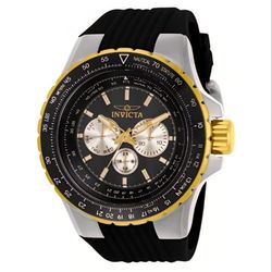 Invicta Aviator Skyshock Men's Watch 50mm Black 33029
