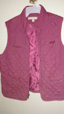Croft & Barrow Quilted Vest sz Med $5