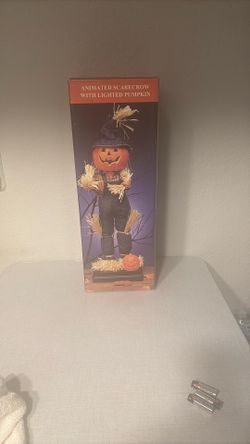 Vintage Halloween Scarecrow New In Box
