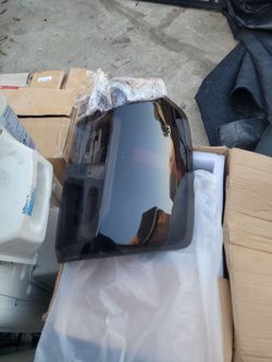 Truck taillights smoked