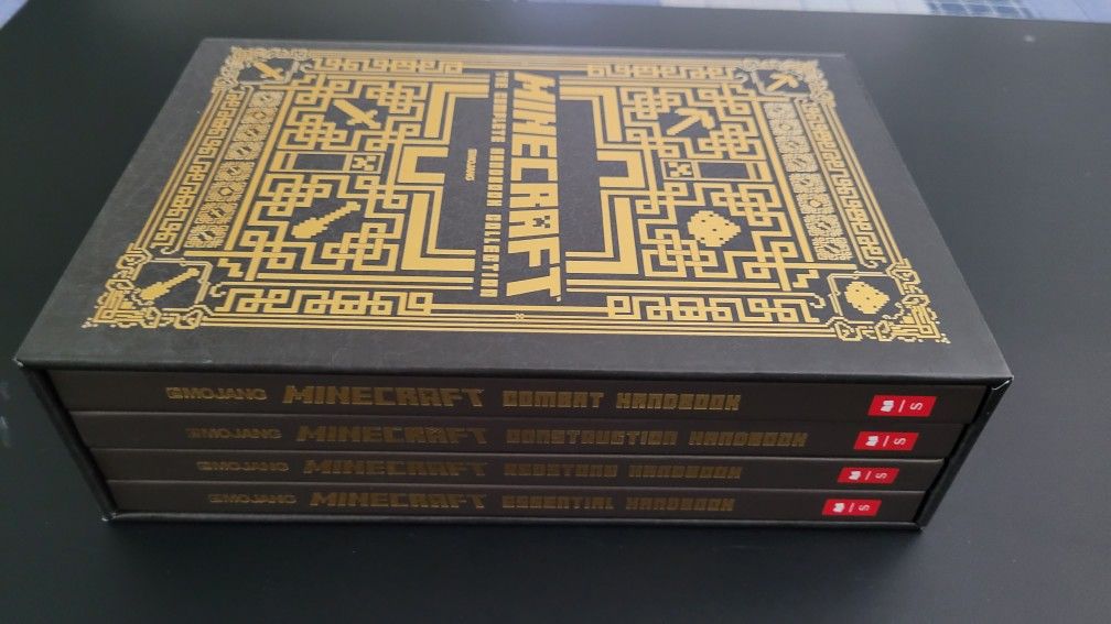 Minecraft Handbook - Hardcover, 4 books.