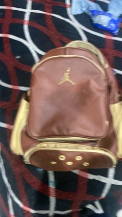 Leather Jordan backpack $50