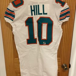 TYREEK HILL Team Issued Signed Game Jersey Autograph MIAMI DOLPHINS
