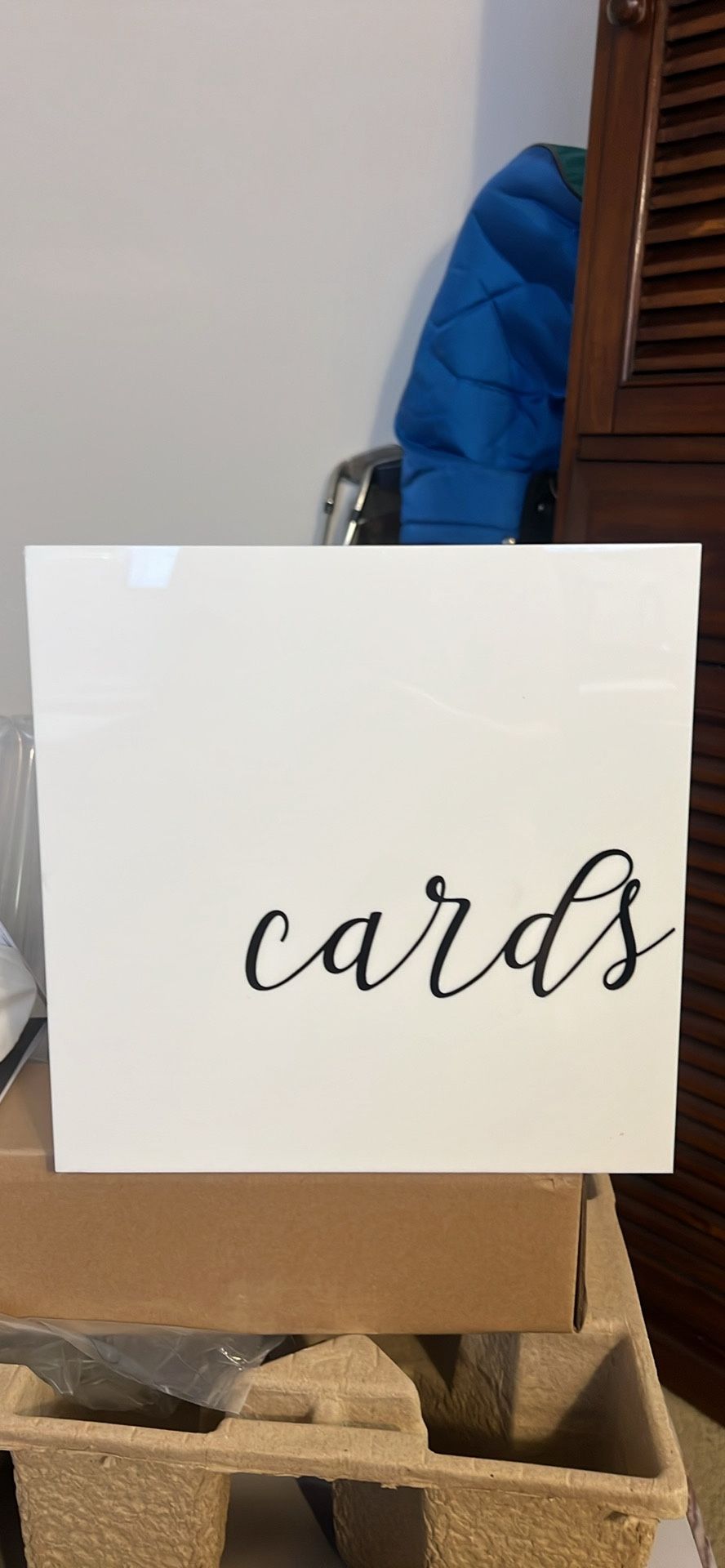 Wedding/Party Acrylic Gift Card Box