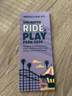 Belmont park Unlimited ride & play park pass