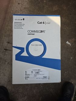 Commscope cat6 cmp 1000' blue