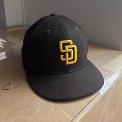 New Era Brown Padres Fitted Baseball Hat