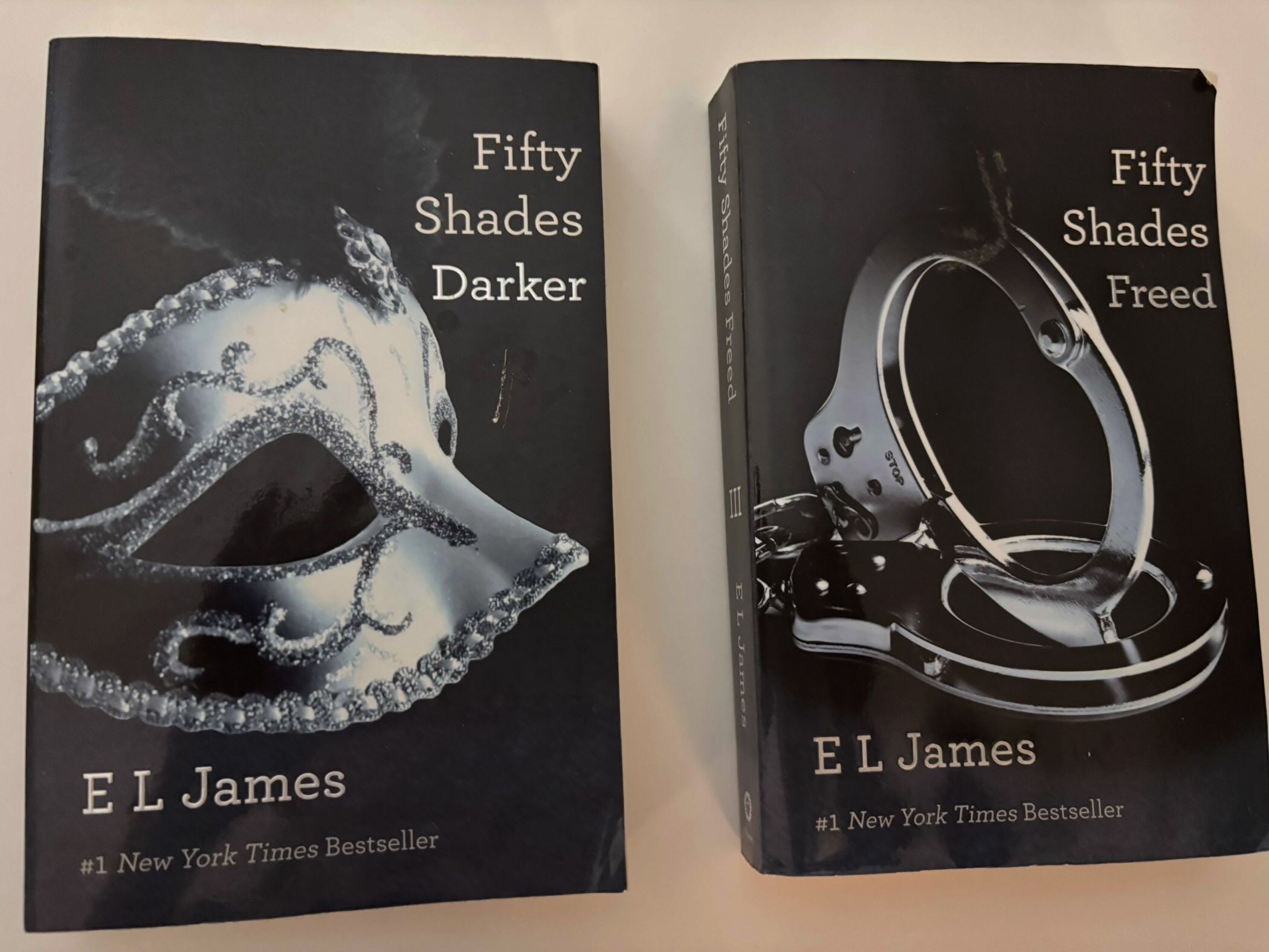 SALE Fifty Shades FREED & Fifty Shades DARKER By E L James Two Paperback Books Purchase 4 Books For $1.00 Each