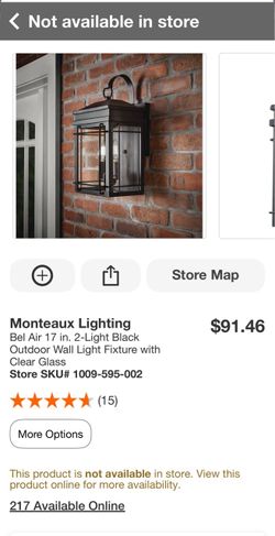 Monteaux Lighting Bel Air Outdoor Wall Light