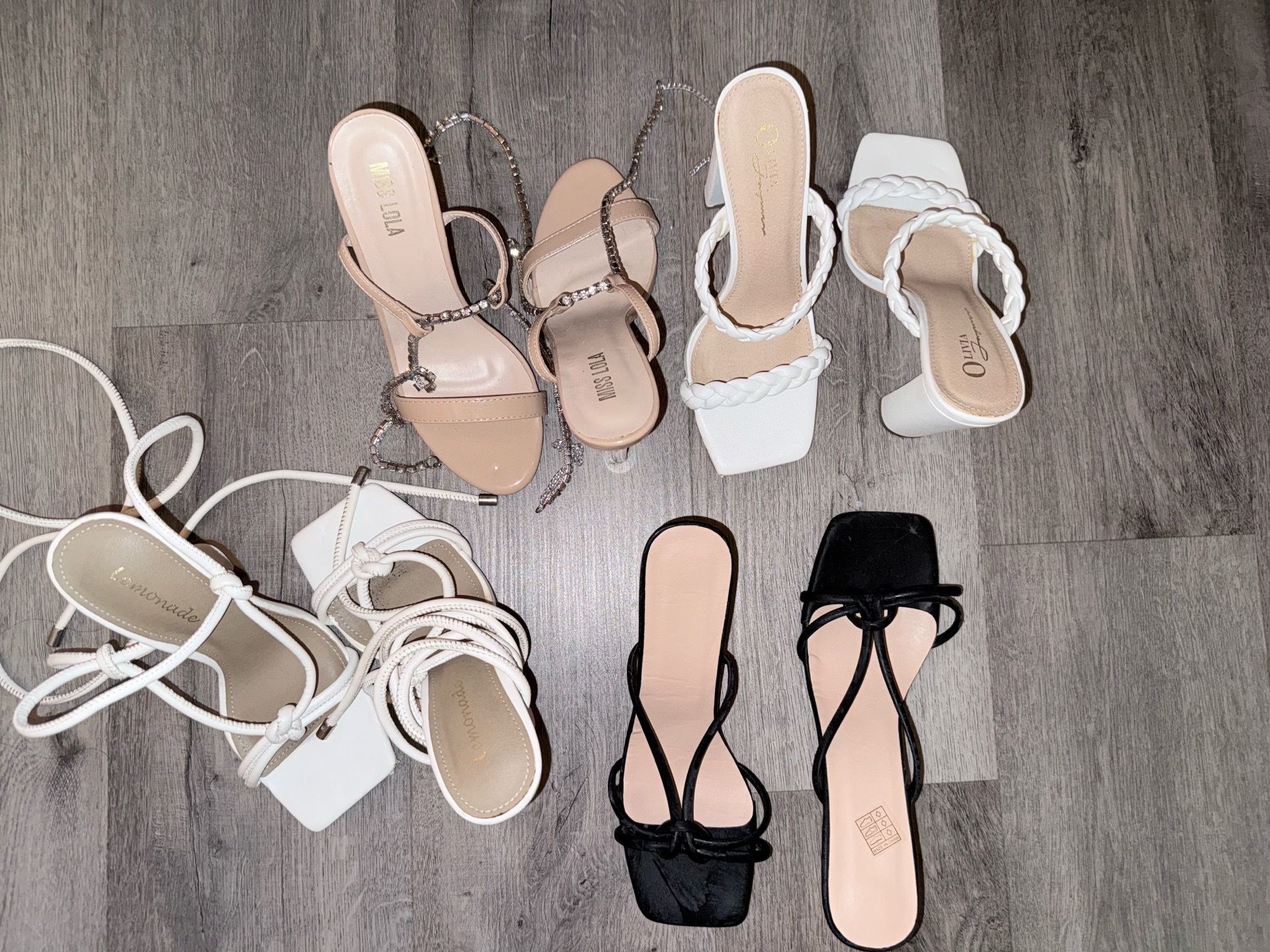 Heels • $8 each pair