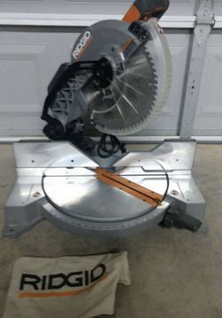 RIDGID 15 Amp 12" Dual Bevel Miter Saw Model