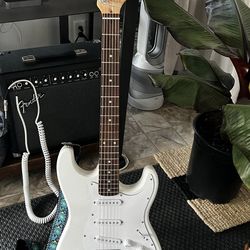 white / white strat copy MAKE OFFER