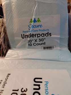 Secure Personal Care Underpads 30x30