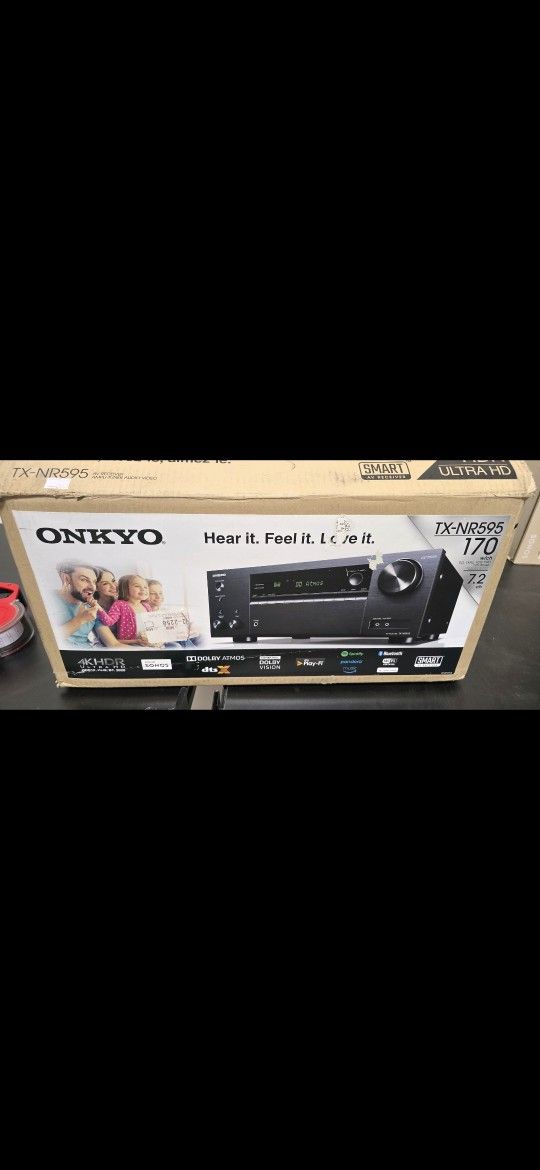 Onkyo 7.2 Audio Video Home Theater 4k Smart Receiver Dolby Atmos Vision