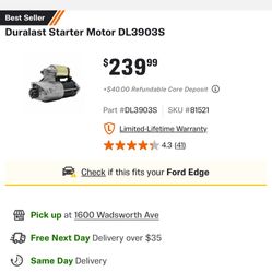 2010 ford edge truck starter