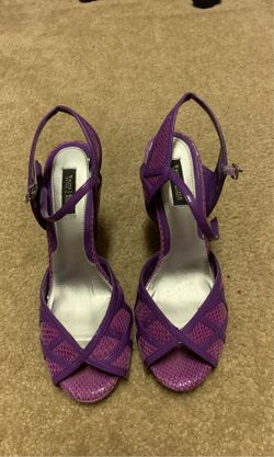 White House black market purple heels