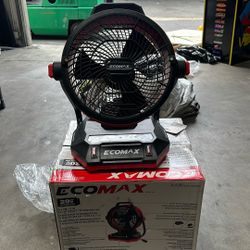 Ecomax AC/DC Bucket Top 12" Misting Fan