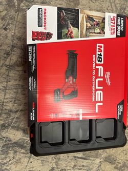 Milwaukee M18 FUEL Sawzall Packout Kit 2821-21PO