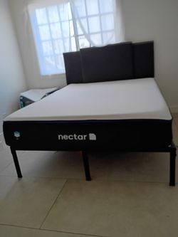 Nectar Memory Foam Mattress ,and frame180obo