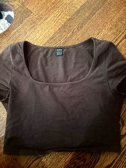 SHEIN xs brown top