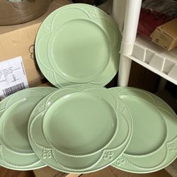 Set De 4 Platos Grandes Mint