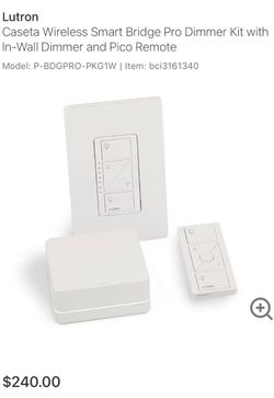 The Lutron Caseta Wireless Dimmer Kit with Smart Bridge