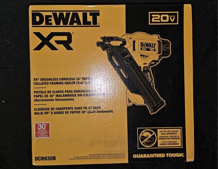 DEWALT
20-Volt 30° Cordless Framing Nailer (Tool-Only)