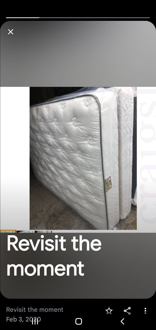 Queen size box spring can deliver