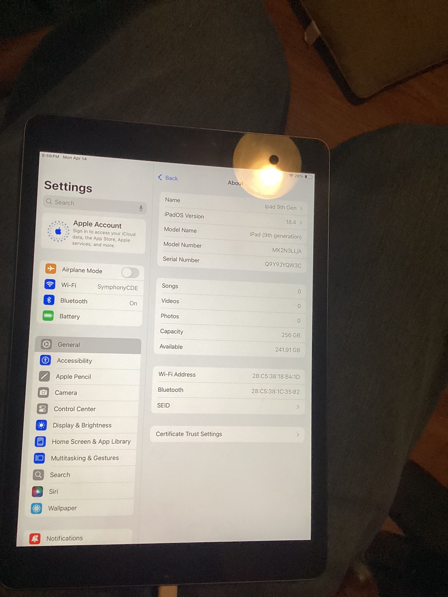 IPad 9th Gen