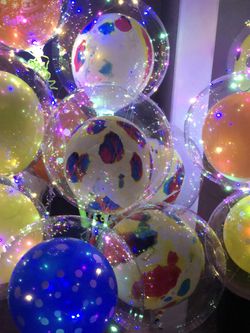 Colorful Light Up Balloons for sale