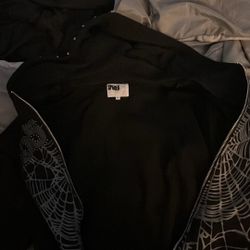 Black Sp5der zip up