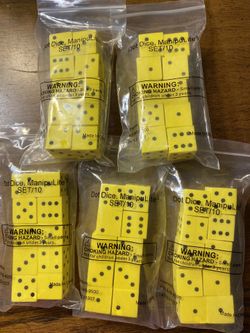 “Manipulite” Foam Dot Dice- 5 Packs Of 10