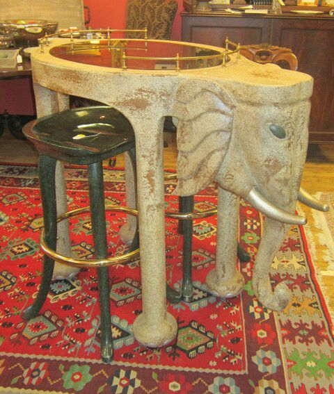 Marge Carson elephant bar