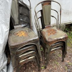 Metal Chairs $5 Each 