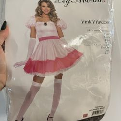 Princess Peach Mario Costume 
